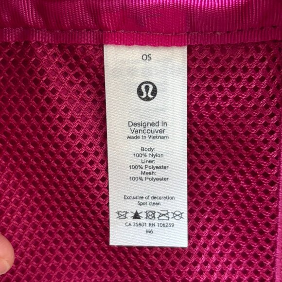 NWOT lululemon Everyday Backpack 2.0, 23L, Ripened Raspberry - Picture 8 of 8